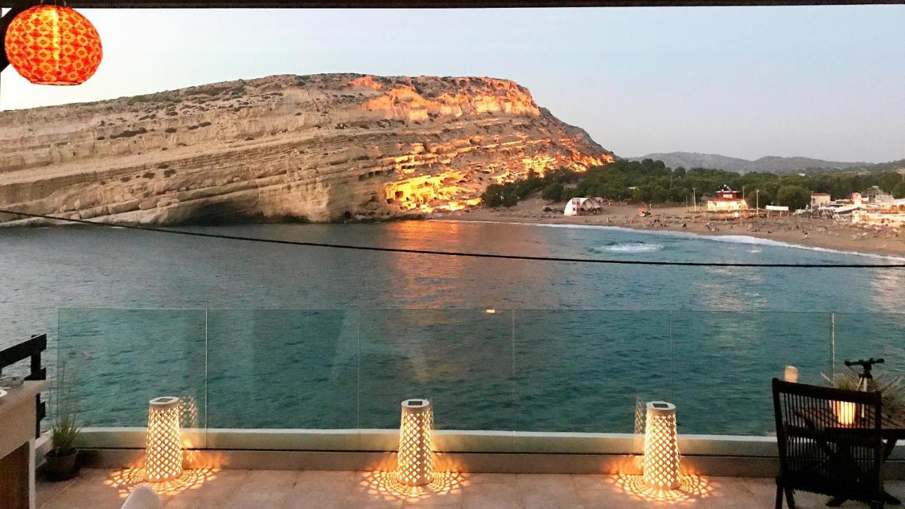 Апартаменты Matala Caves Экстерьер фото